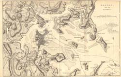 1806年的波士顿地图