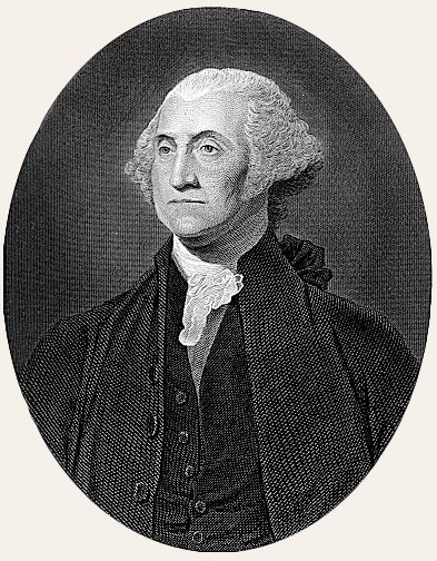 美国第一任总统乔治·华盛顿的肖像